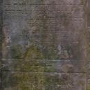 Kamienna Góra, cmentarz żydowski, fragment macewy DSCF7691